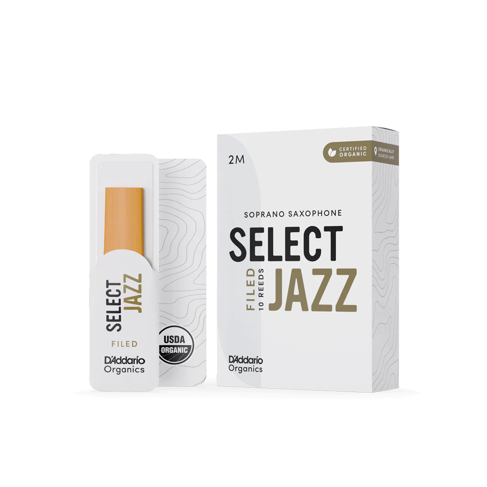 D'Addario Organic Select Jazz Unfiled Baritone Saxophone Reeds