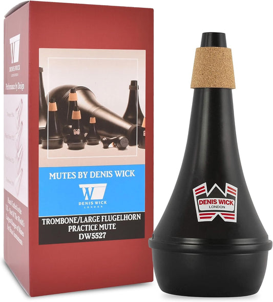 Denis Wick DW5527 Practice Mute for Trombone and Large Flugelhorn - Aluminum