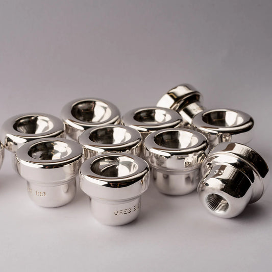 Greg Black Trumpet Mouthpiece, top