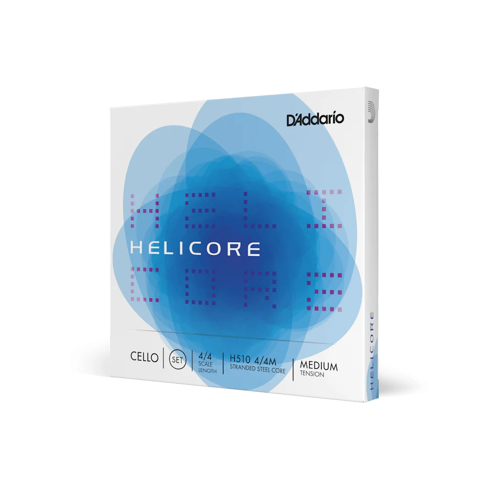 D'Addario H510 Helicore Cello String Set - 4/4 Size Medium Tension